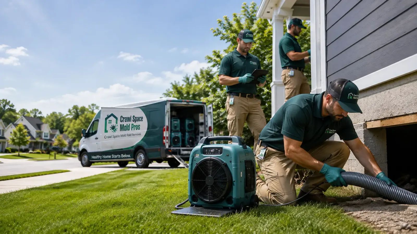 Crawl Space Mold Removal in Cainsville, MO